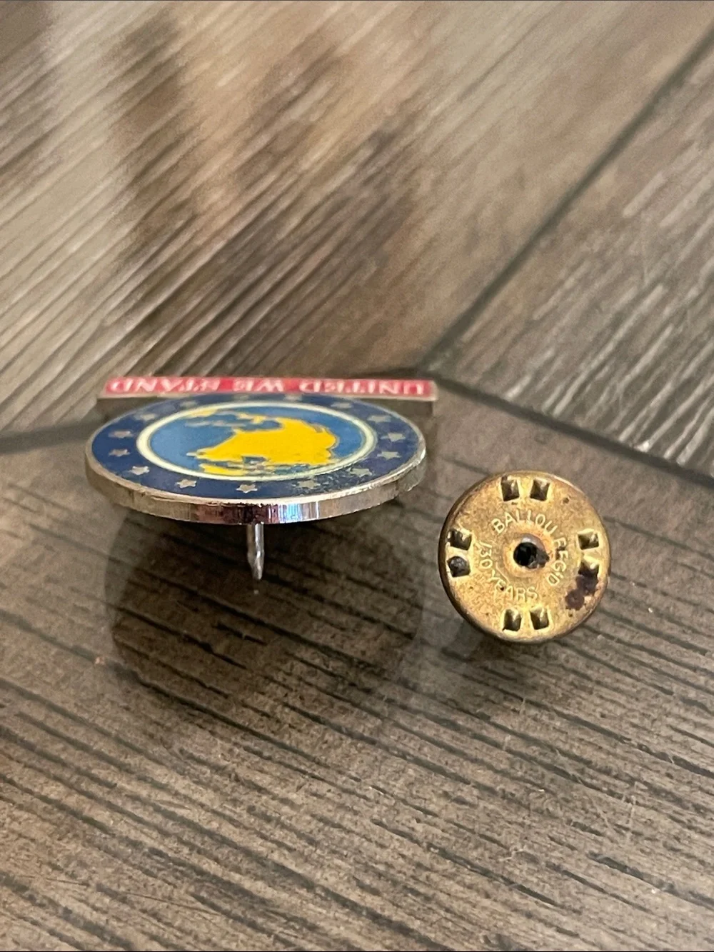 Vintage brand pin